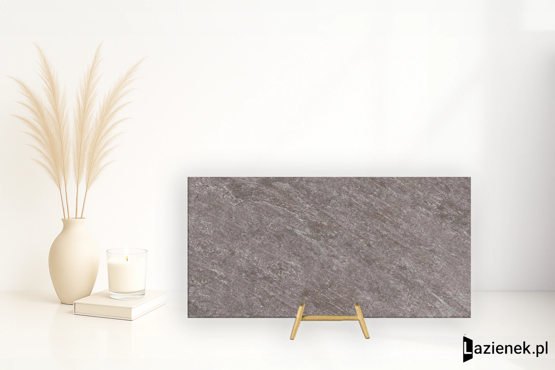 Casalgrande Padana Petra Antracite połaczenie mat-poler 60x120 cm gr. 9 mm - płytka rektyfikowana/13090062